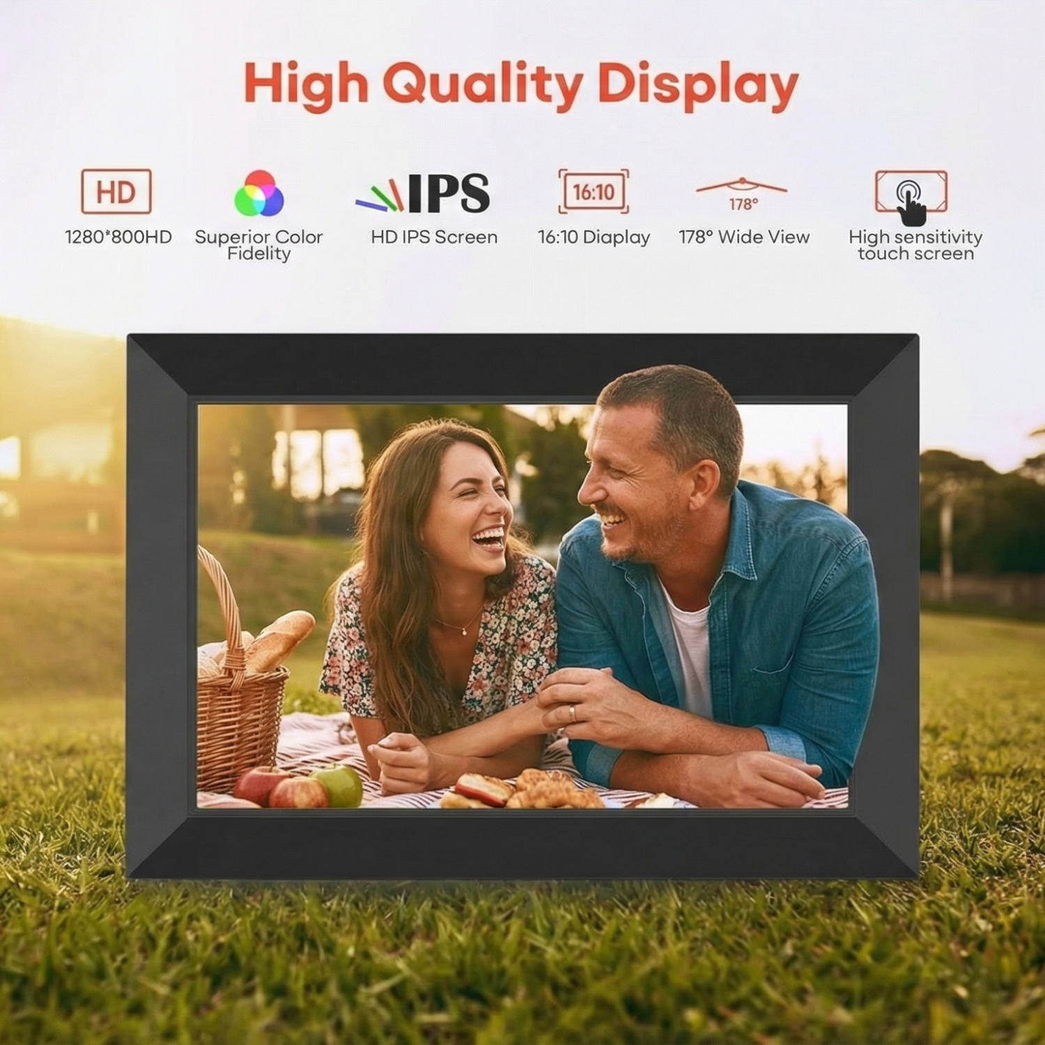 OurFrames™ WiFi Digital Photo and Video Frame